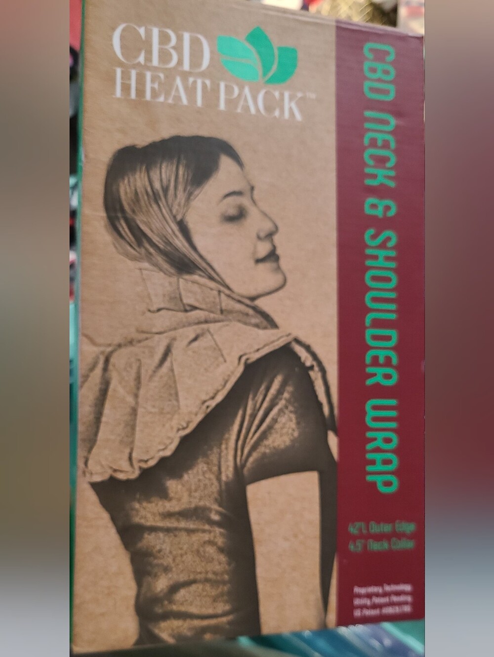 Neck & Shoulder Heat Wrap - Organic Herbs..microwavable.